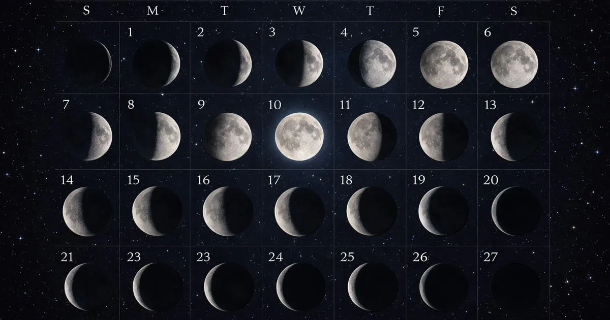 月齢カレンダー