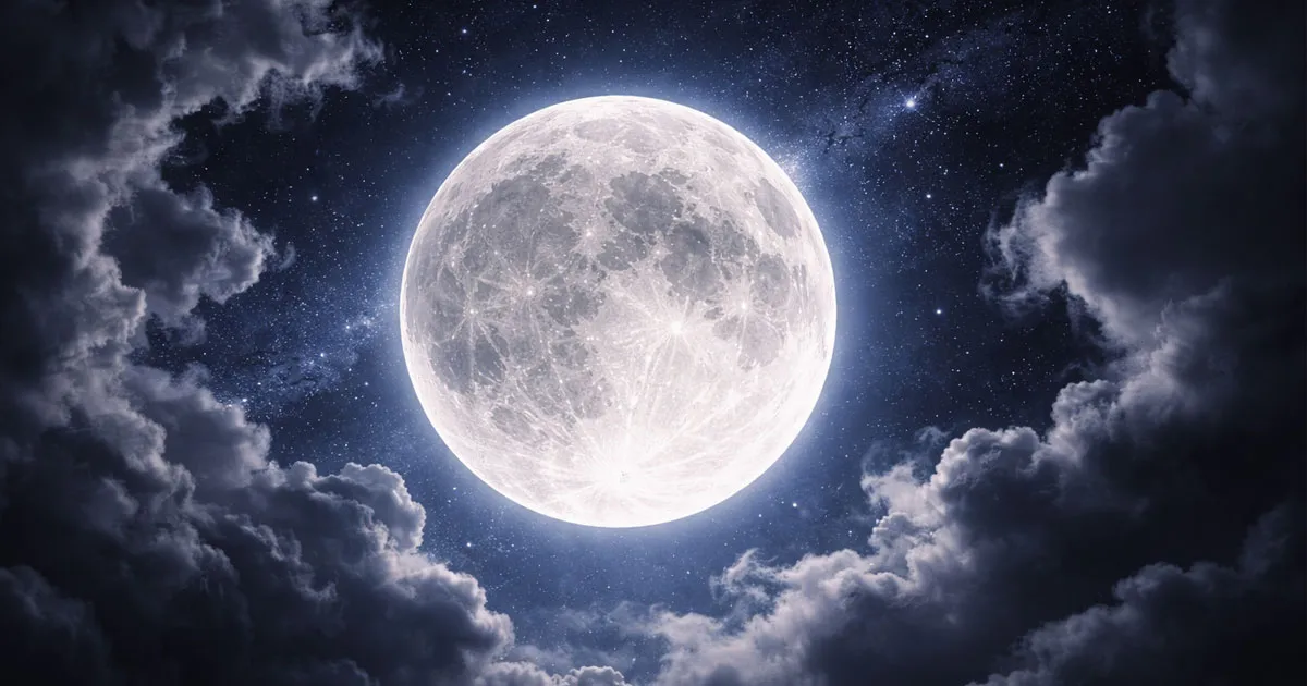 神秘的な月